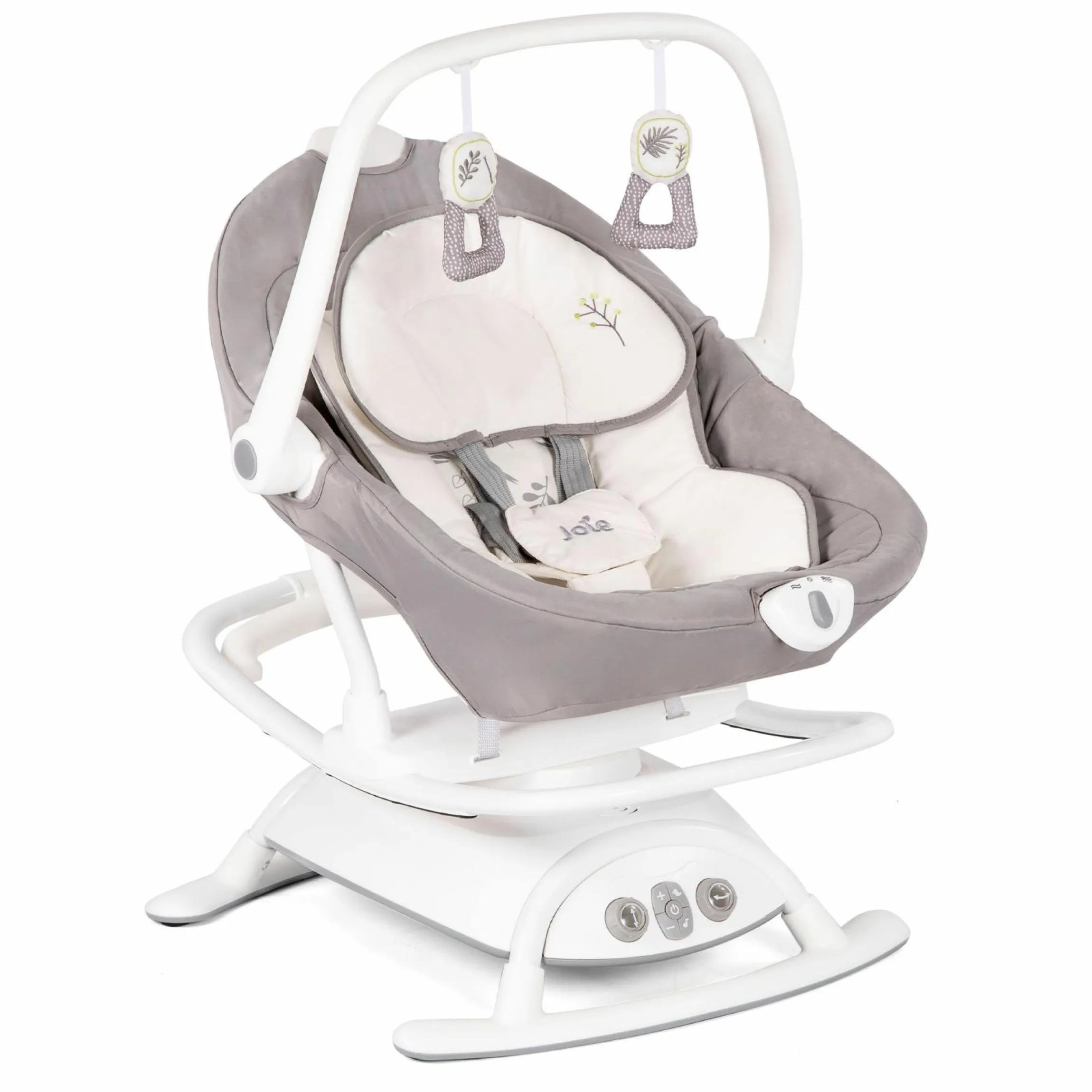 2in1 Babyschaukel Sansa ab Geburt - 9 kg abnehmbarer Sitz als Babywippe nutzbar - Fern