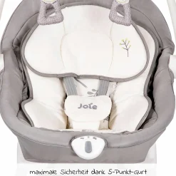 2in1 Babyschaukel Sansa ab Geburt - 9 kg abnehmbarer Sitz als Babywippe nutzbar - Fern