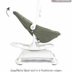 2in1 Babyschaukel Sansa ab Geburt - 9 kg abnehmbarer Sitz als Babywippe nutzbar - Cosmo Tan - Kollektion 2025