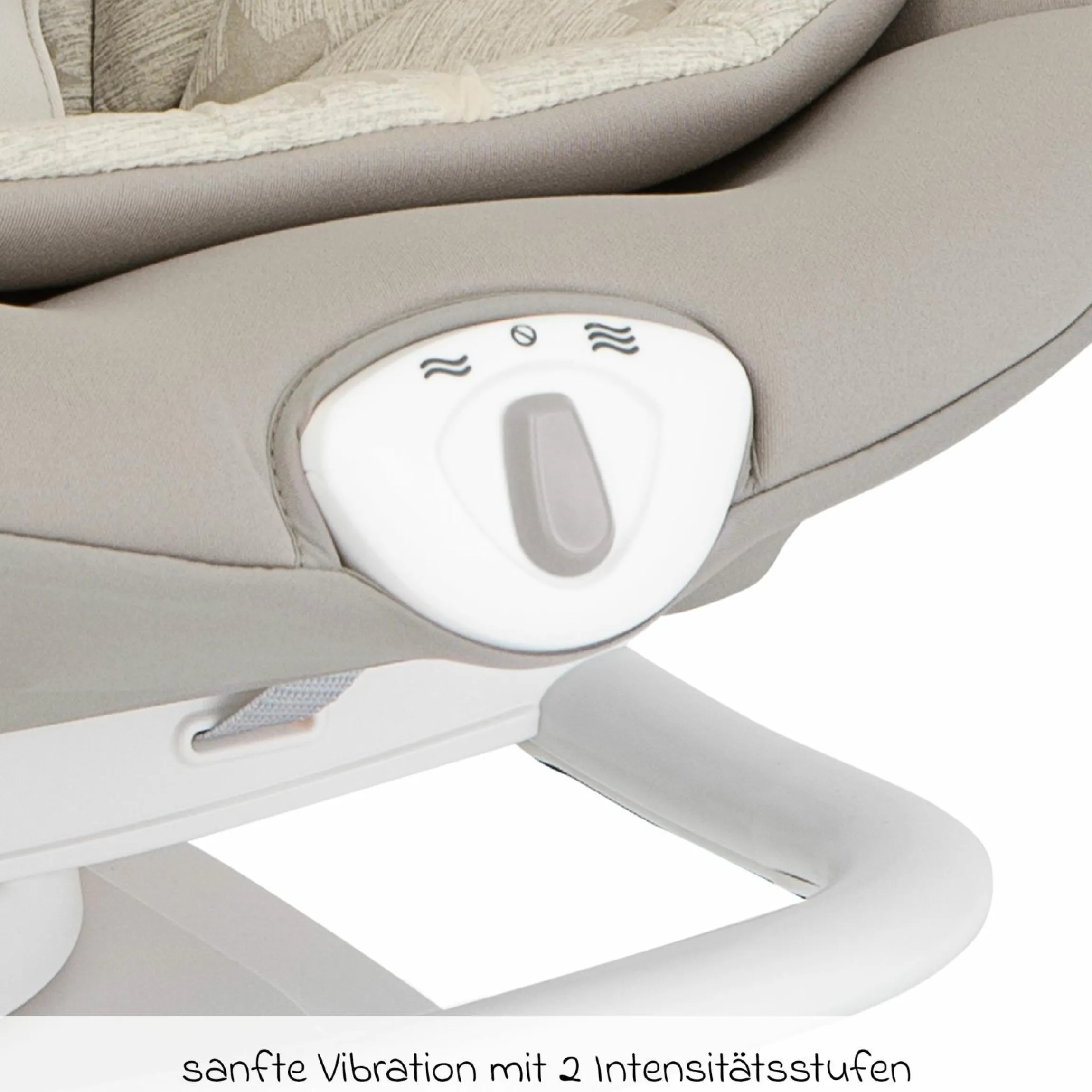 2in1 Babyschaukel Sansa ab Geburt - 9 kg abnehmbarer Sitz als Babywippe nutzbar - Cosmo Tan - Kollektion 2025