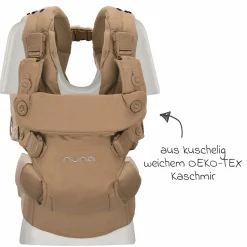 4in1 Babytrage CUDL Luxe für Neugeborene ab 3,5 kg bis 16 kg einsetzbar mit 4 Tragepositionen, Klickverschluss inkl. Zubehör - Canyon - Kollektion 2025