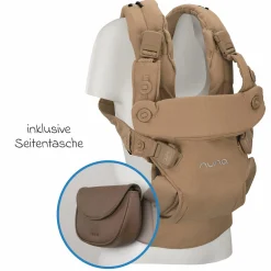 4in1 Babytrage CUDL Luxe für Neugeborene ab 3,5 kg bis 16 kg einsetzbar mit 4 Tragepositionen, Klickverschluss inkl. Zubehör - Canyon - Kollektion 2025