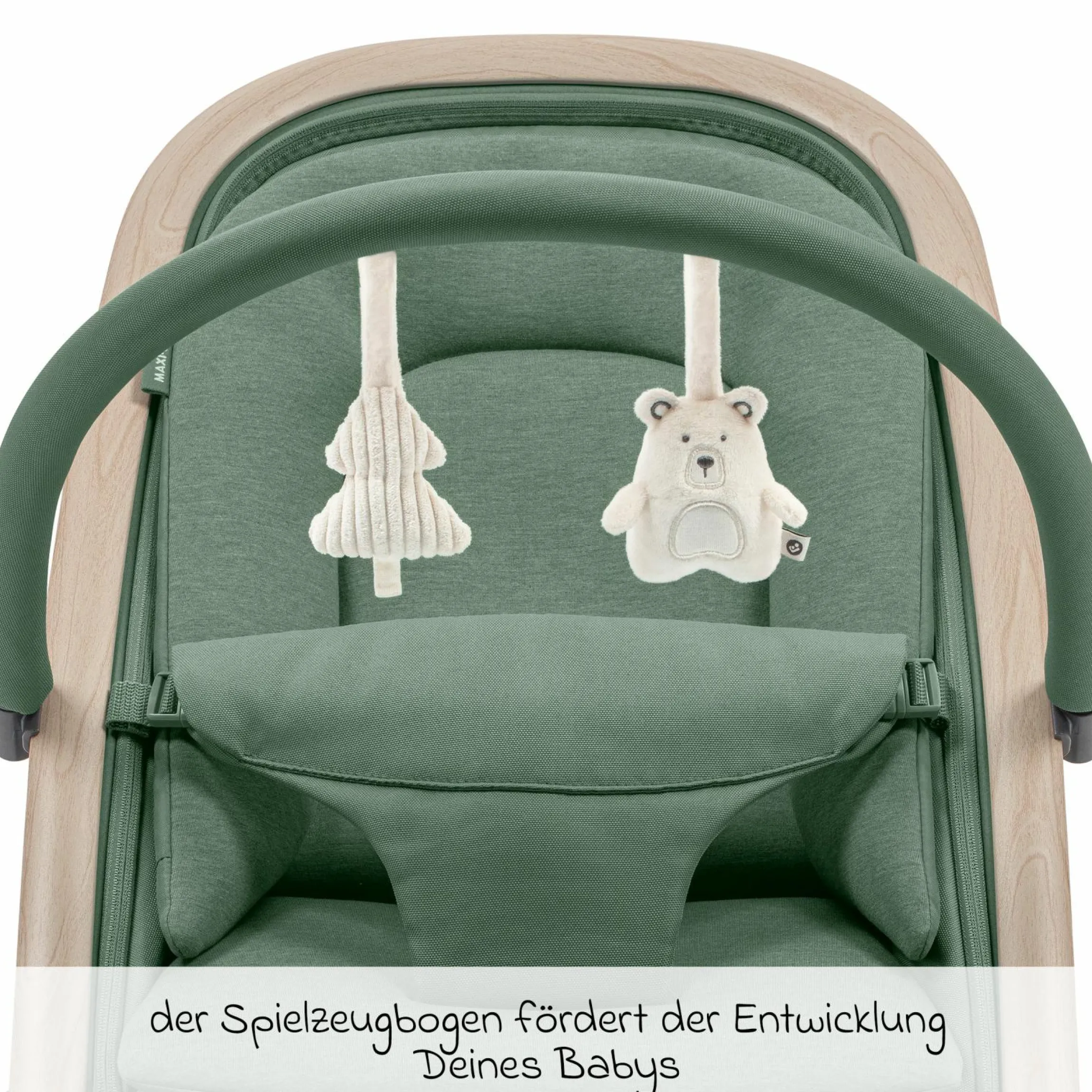 2-in-1 Babywippe Kori ab der Geburt mit Neugeborenen-Inlay nur 2,3 kg leicht - Beyound - Green Eco - Kollektion 2025