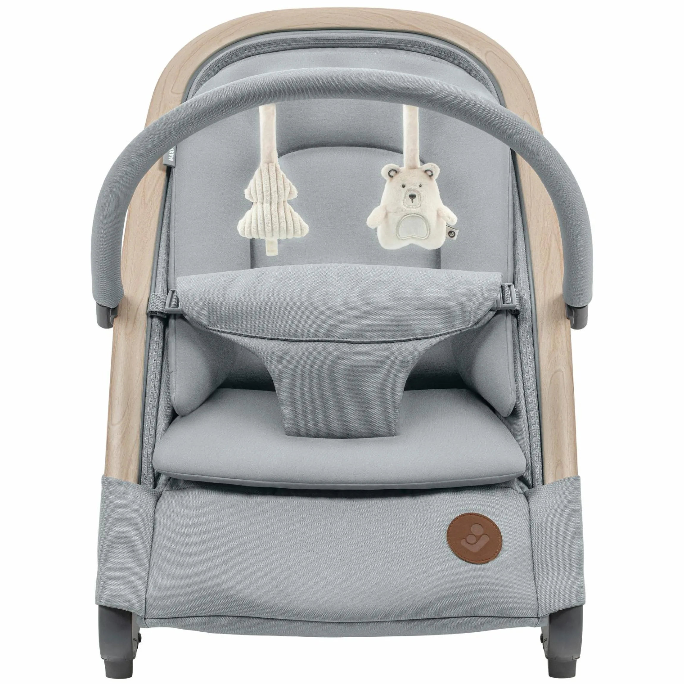 2-in-1 Babywippe Kori ab der Geburt mit Neugeborenen-Inlay nur 2,3 kg leicht - Beyound - Grey Eco - Kollektion 2025