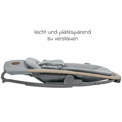 2-in-1 Babywippe Kori ab der Geburt mit Neugeborenen-Inlay nur 2,3 kg leicht - Beyound - Grey Eco - Kollektion 2025