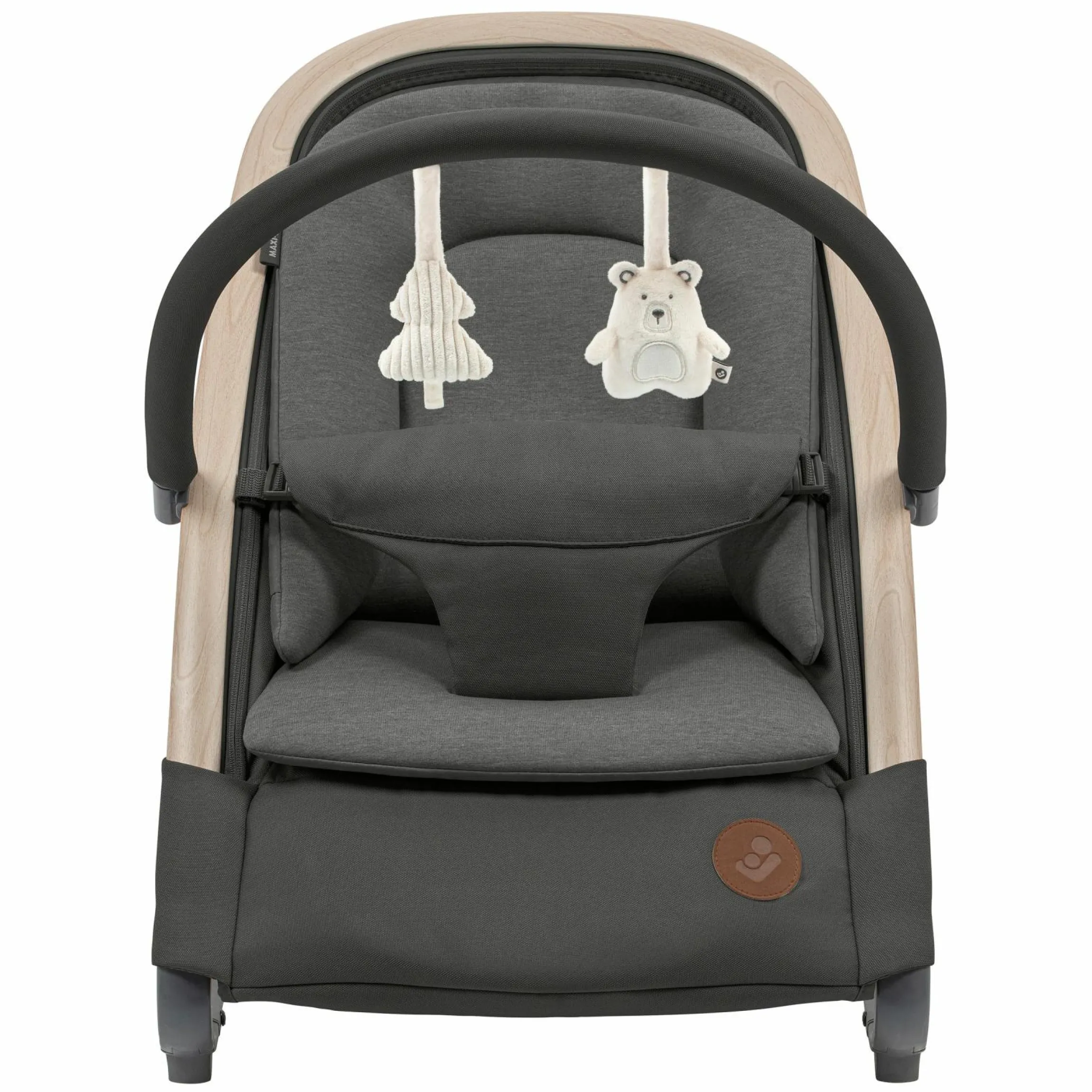 2-in-1 Babywippe Kori ab der Geburt mit Neugeborenen-Inlay nur 2,3 kg leicht - Beyound - Graphite Eco - Kollektion 2025