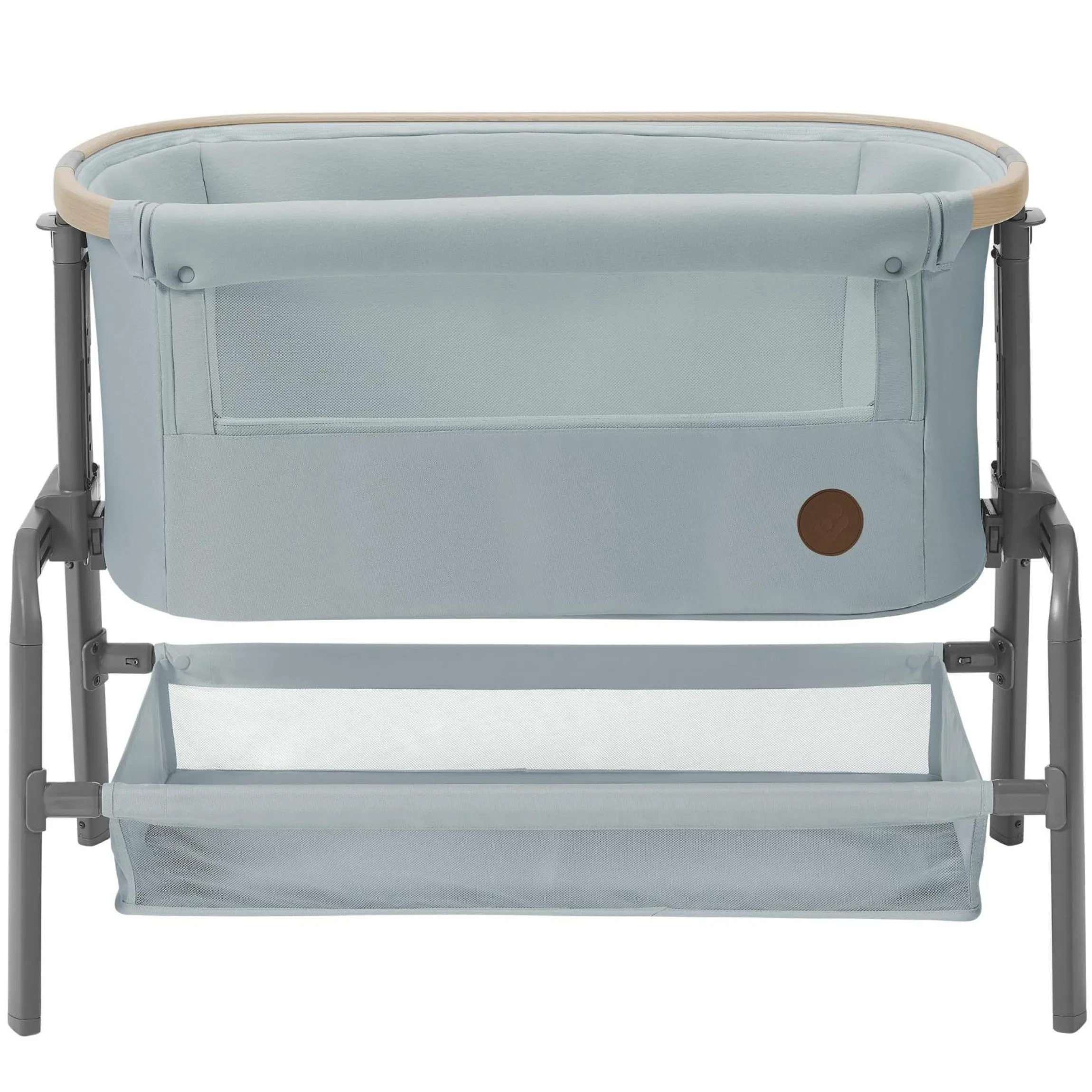 2-in-1 Beistellbett Iora klappbar, inkl. Matratze & Reisetasche - Beyound - Grey Eco - Kollektion 2025