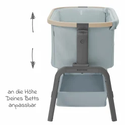 2-in-1 Beistellbett Iora klappbar, inkl. Matratze & Reisetasche - Beyound - Grey Eco - Kollektion 2025