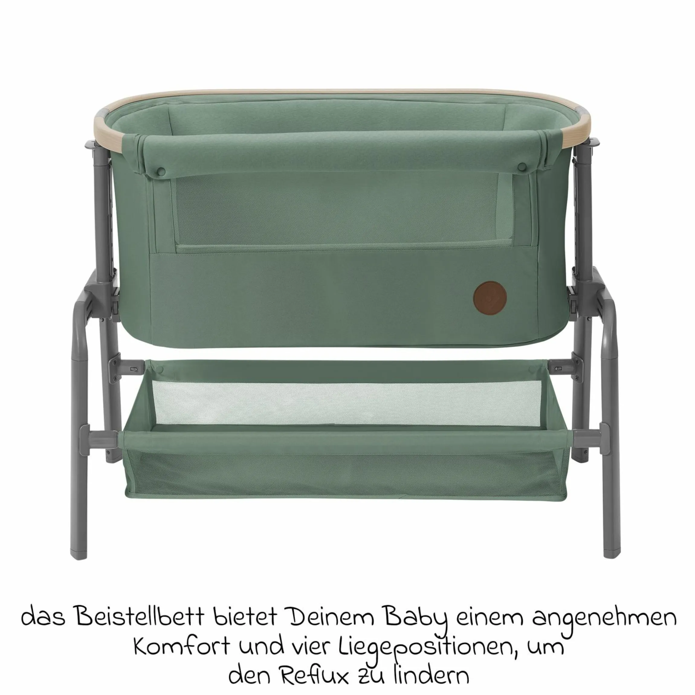 2-in-1 Beistellbett Iora klappbar, inkl. Matratze & Reisetasche - Beyound - Green Eco - Kollektion 2025
