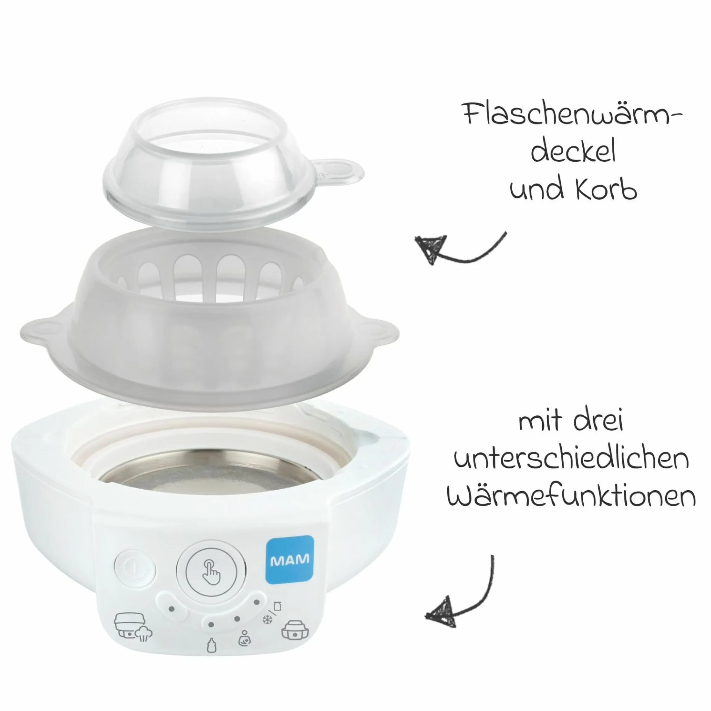 6in1 Elektrischer Dampfsterilisator & Express Flaschenwärmer