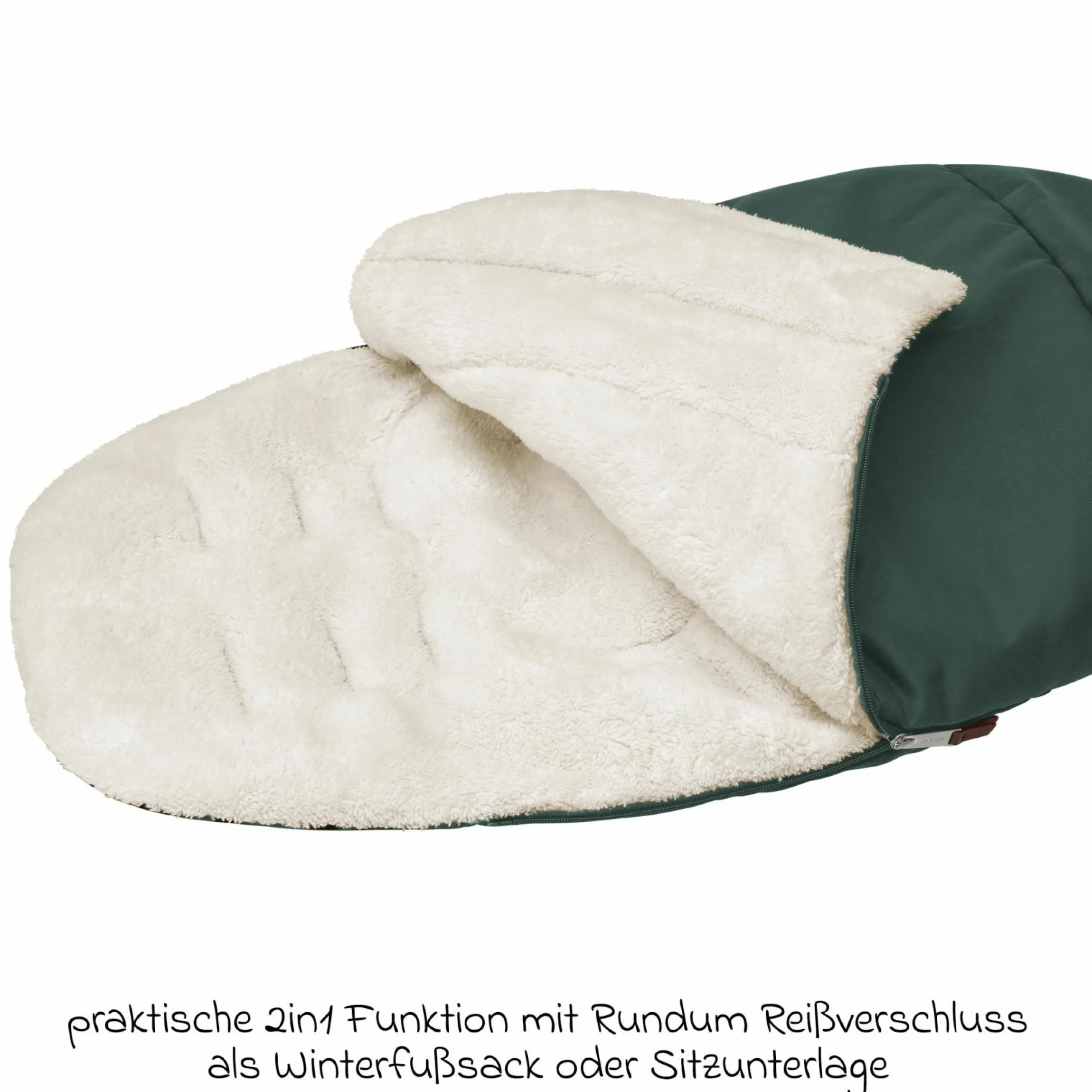 2in1 Fußsack für Kinderwagen & Buggys von Maxi-Cosi - Twillic Green
