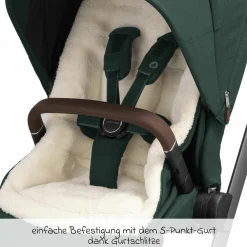 2in1 Fußsack für Kinderwagen & Buggys von Maxi-Cosi - Twillic Green