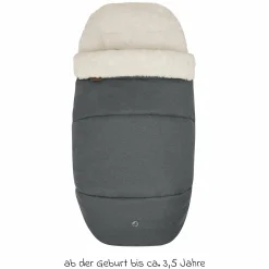 2in1 Fußsack für Kinderwagen & Buggys von Maxi-Cosi - Twillic Graphite
