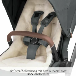 2in1 Fußsack für Kinderwagen & Buggys von Maxi-Cosi - Twillic Graphite
