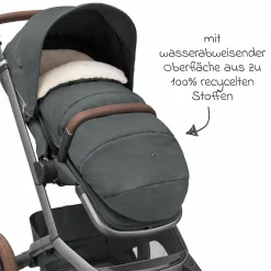 2in1 Fußsack für Kinderwagen & Buggys von Maxi-Cosi - Twillic Graphite