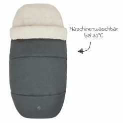 2in1 Fußsack für Kinderwagen & Buggys von Maxi-Cosi - Twillic Graphite