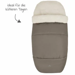 2in1 Fußsack für Kinderwagen & Buggys von Maxi-Cosi - Twillic Truffle2
