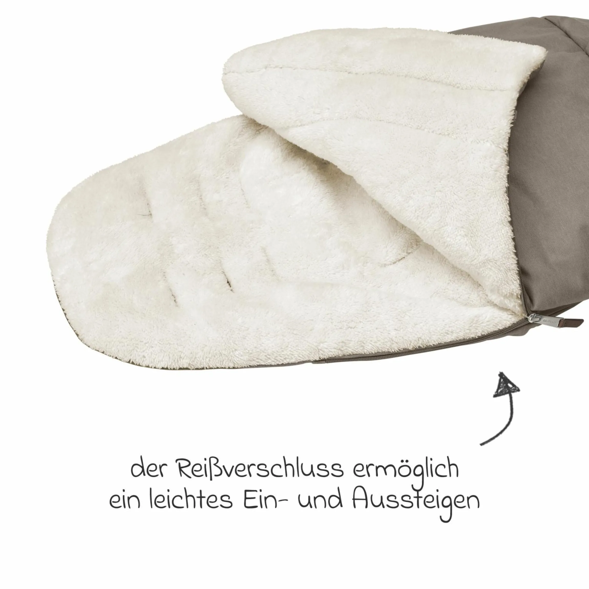 2in1 Fußsack für Kinderwagen & Buggys von Maxi-Cosi - Twillic Truffle2