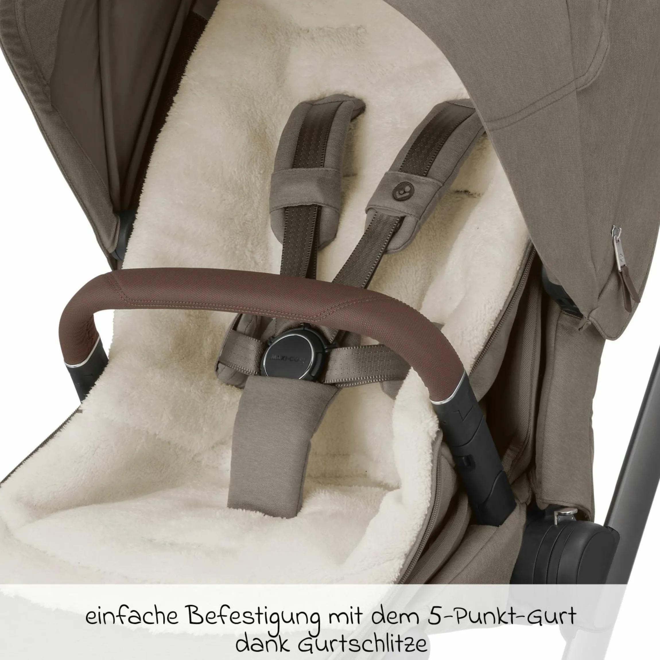 2in1 Fußsack für Kinderwagen & Buggys von Maxi-Cosi - Twillic Truffle2