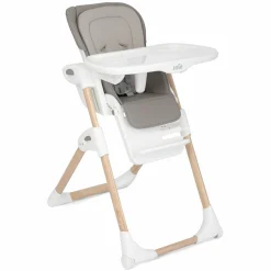 2in1 Hochstuhl Mimzy Recline Wippe und Hochstuhl in einem ab Geburt nutzbar mit Liegeposition - Walnut Wood - Kollektion 2025