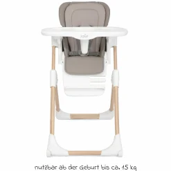 2in1 Hochstuhl Mimzy Recline Wippe und Hochstuhl in einem ab Geburt nutzbar mit Liegeposition - Walnut Wood - Kollektion 2025