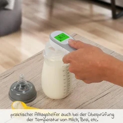 4in1 Infrarot-Fieberthermometer Colour MaxTemp für Ohr- und Stirnmessung - Weiß Grau - Kollektion 2024
