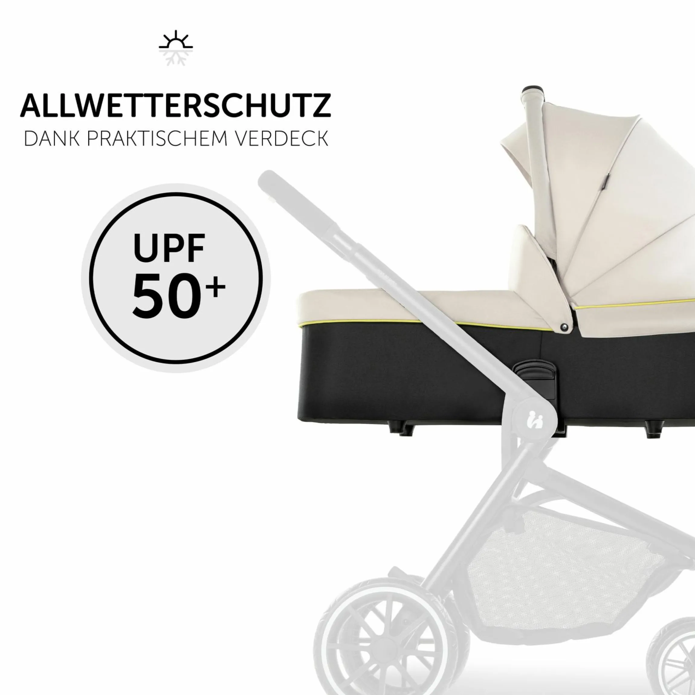 3in1 Kinderwagen-Set Move so Simply Trio Set inkl. Maxi-Cosi i-Size Pebble Pro - Beige Neon