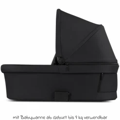 3in1 Kinderwagen-Set Samba inkl. Babywanne, Babyschale Tulip, Sportsitz & XXL Zubehörpaket - Ink