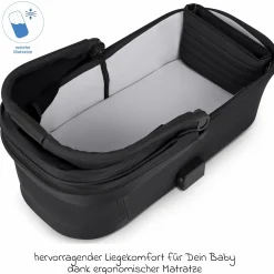 3in1 Kinderwagen-Set Samba inkl. Babywanne, Babyschale Tulip, Sportsitz & XXL Zubehörpaket - Pine