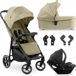 3in1 Kinderwagen-Set Shop N Care Trio Set inkl. Babyschale Drive N Care - Olive