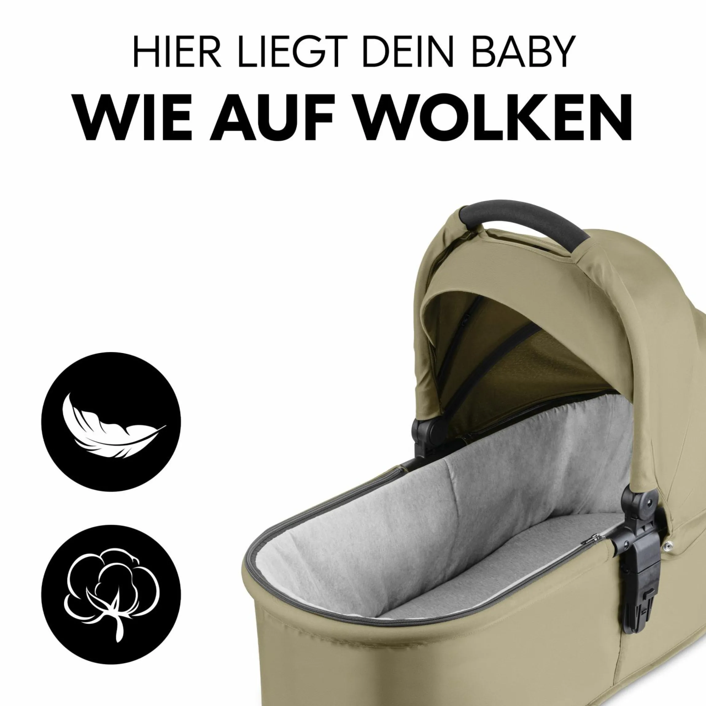3in1 Kinderwagen-Set Shop N Care Trio Set inkl. Babyschale Drive N Care - Olive
