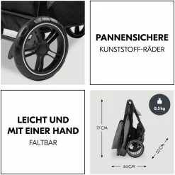 3in1 Kinderwagen-Set Shop N Care Trio Set inkl. Babyschale Drive N Care - Grey