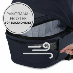 3in1 Kinderwagen-Set Walk N Care Trio Set inkl. i-Size Babyschale Drive N Care & XXL Zubehörpaket - Dark Navy Blue