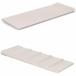 2in1 Kletterleiter & Rutsche für Littlefoot Lernturm und Kletterdreieck - Beige lackiert