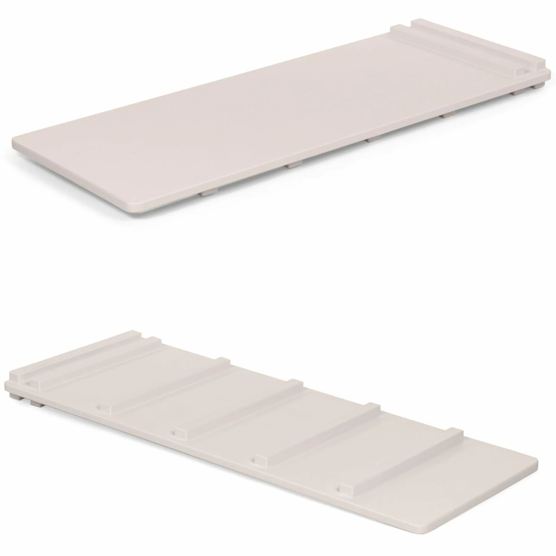 2in1 Kletterleiter & Rutsche für Littlefoot Lernturm und Kletterdreieck - Beige lackiert