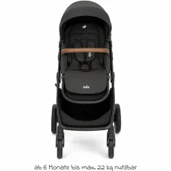 2in1 Kombi-Kinderwagen Alore bis 22 kg belastbar mit Babywanne Ramble XL, Liegeposition, umsetzbarer & höhenverstellbarer Sportsitz, Teleskop-Schieber inkl. Adapter & Regenschutz - Shale - Kollektion 2025