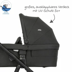 2in1 Kombi-Kinderwagen Alore bis 22 kg belastbar mit Babywanne Ramble XL, Liegeposition, umsetzbarer & höhenverstellbarer Sportsitz, Teleskop-Schieber inkl. Adapter & Regenschutz - Shale - Kollektion 2025