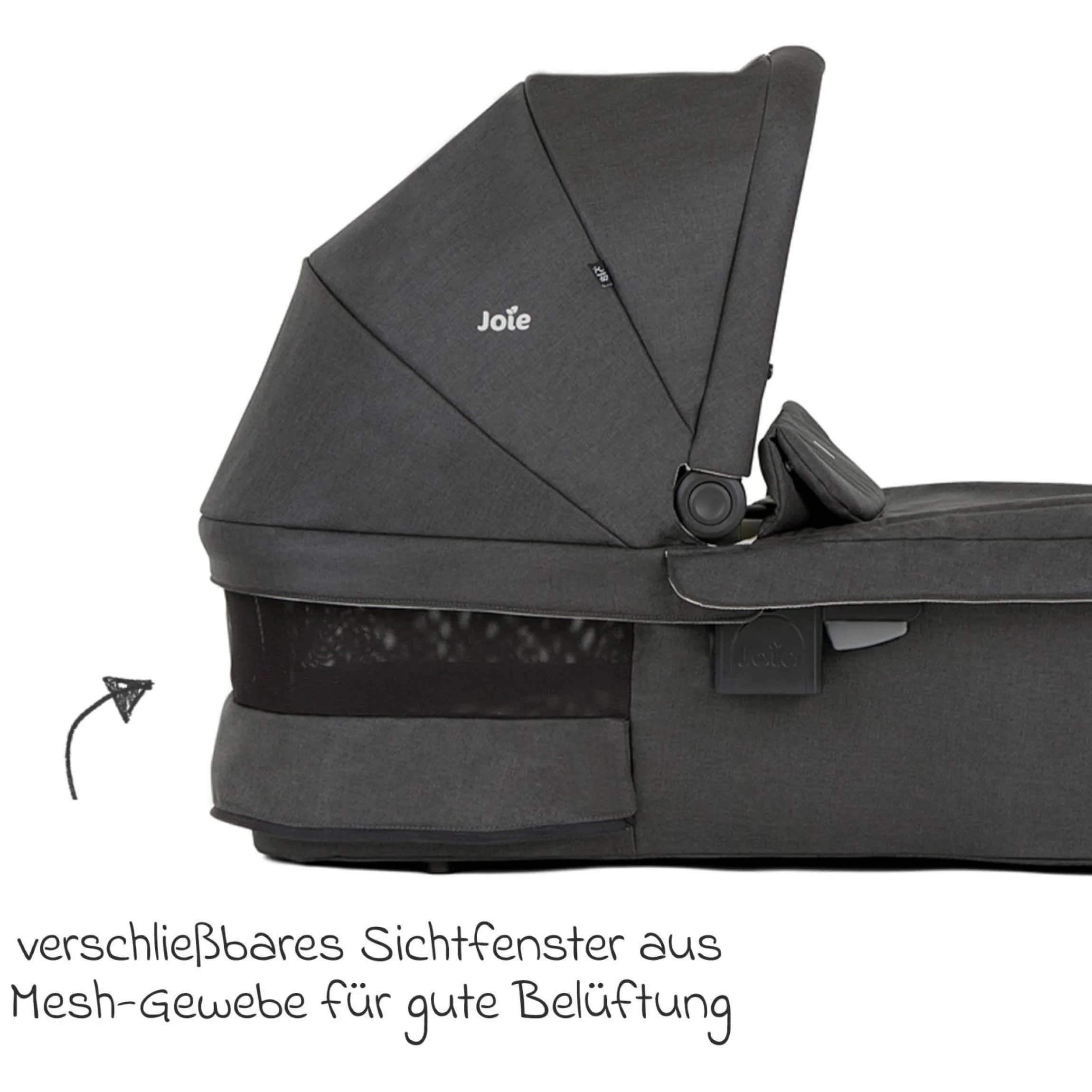 2in1 Kombi-Kinderwagen Alore bis 22 kg belastbar mit Babywanne Ramble XL, Liegeposition, umsetzbarer & höhenverstellbarer Sportsitz, Teleskop-Schieber inkl. Adapter & Regenschutz - Shale - Kollektion 2025
