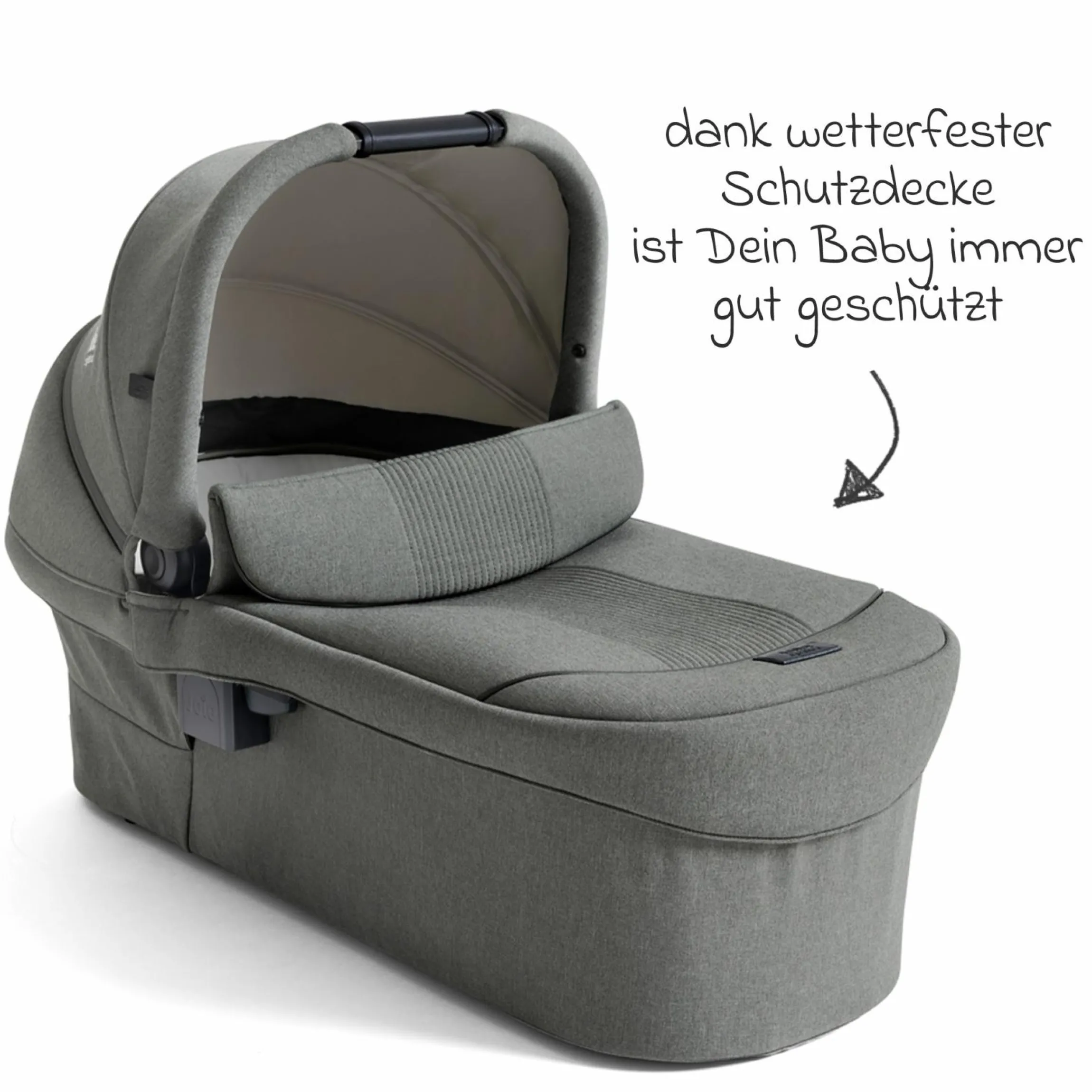 2in1 Kombi-Kinderwagen Finiti bis 22 kg belastbar mit Babywanne Ramble XL, Teleskopschieber, umsetzbare Sitzeinheit, inkl. Adapter & Regenverdeck - Signature - Evergreen