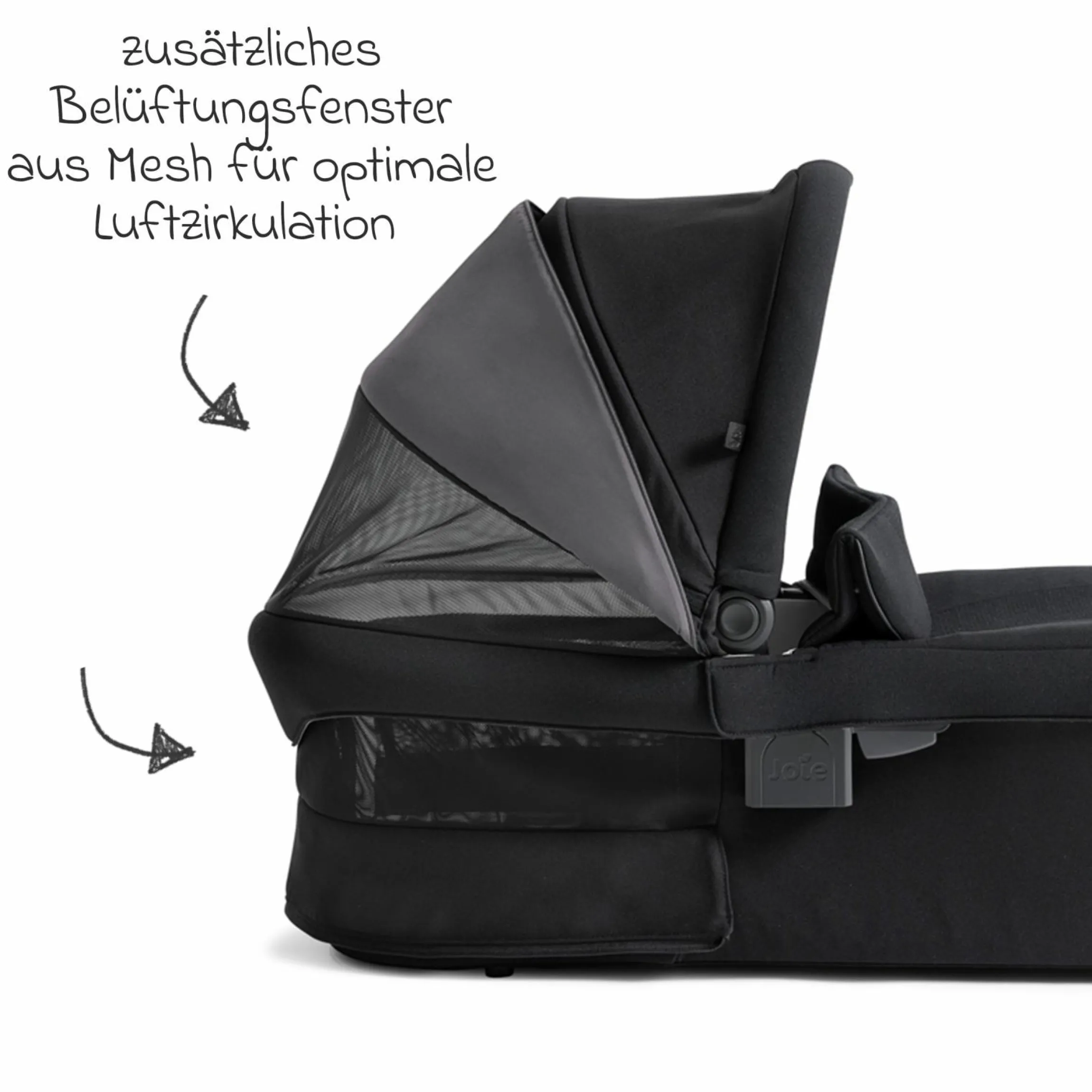 2in1 Kombi-Kinderwagen Finiti bis 22 kg belastbar mit Babywanne Ramble XL, Teleskopschieber, umsetzbare Sitzeinheit, inkl. Adapter & Regenverdeck - Signature - Eclipse