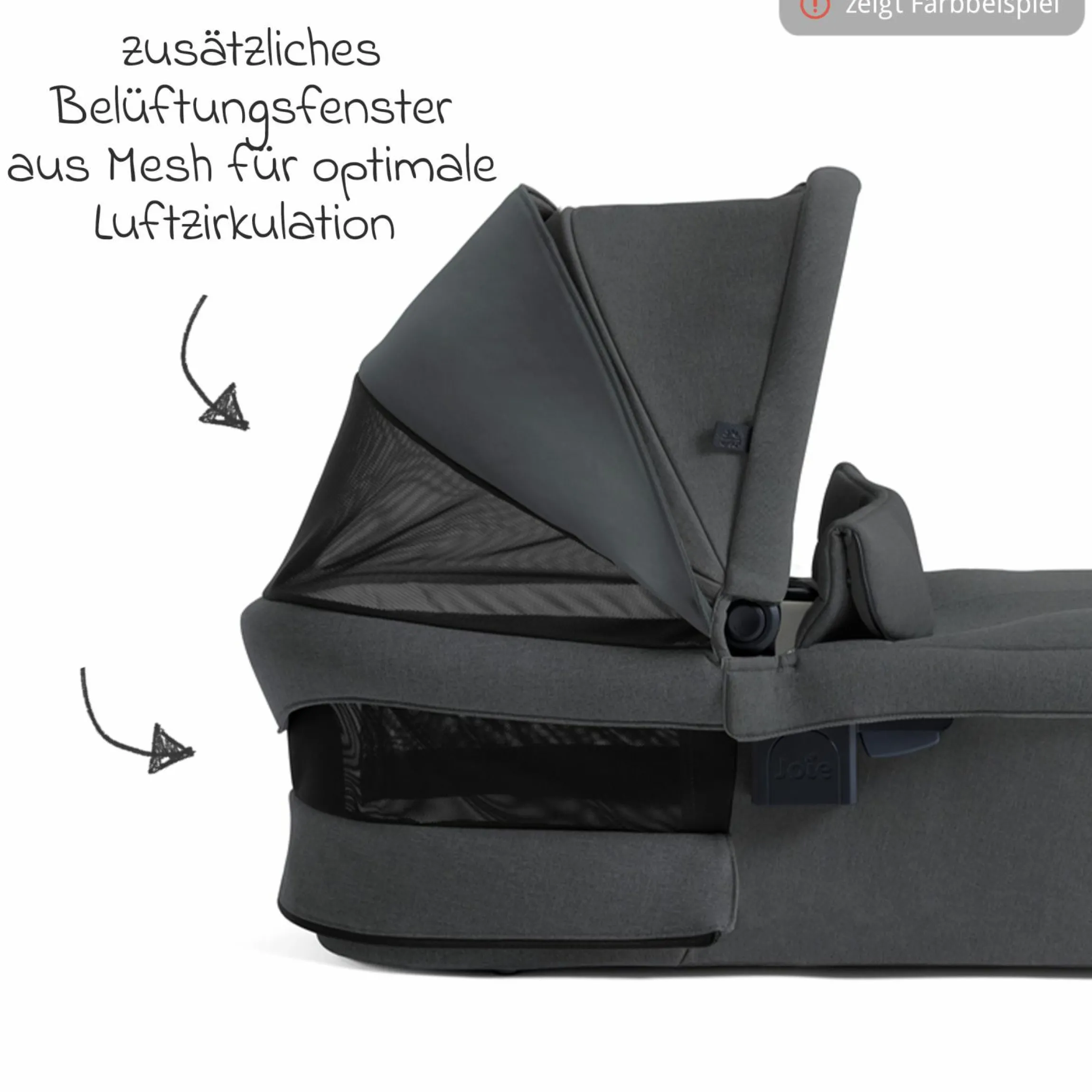 2in1 Kombi-Kinderwagen Vinca bis 22 kg belastbar mit Babywanne Ramble Xl, Teleskopschieber, umsetzbare Sitzeinheit, inkl. Adapter & Regenverdeck - Signature - Ebony