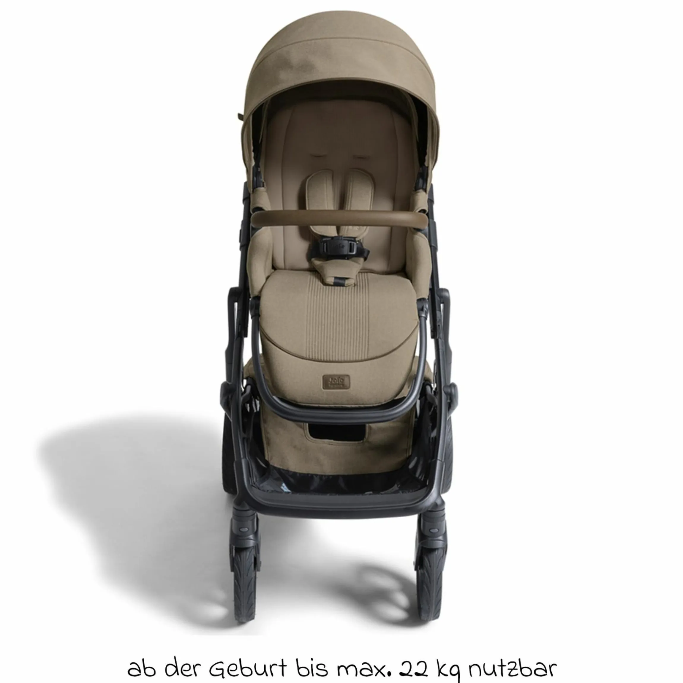 2in1 Kombi-Kinderwagen Vinca bis 22 kg belastbar mit Babywanne Ramble Xl, Teleskopschieber, umsetzbare Sitzeinheit, inkl. Adapter & Regenverdeck - Signature - Sandstone