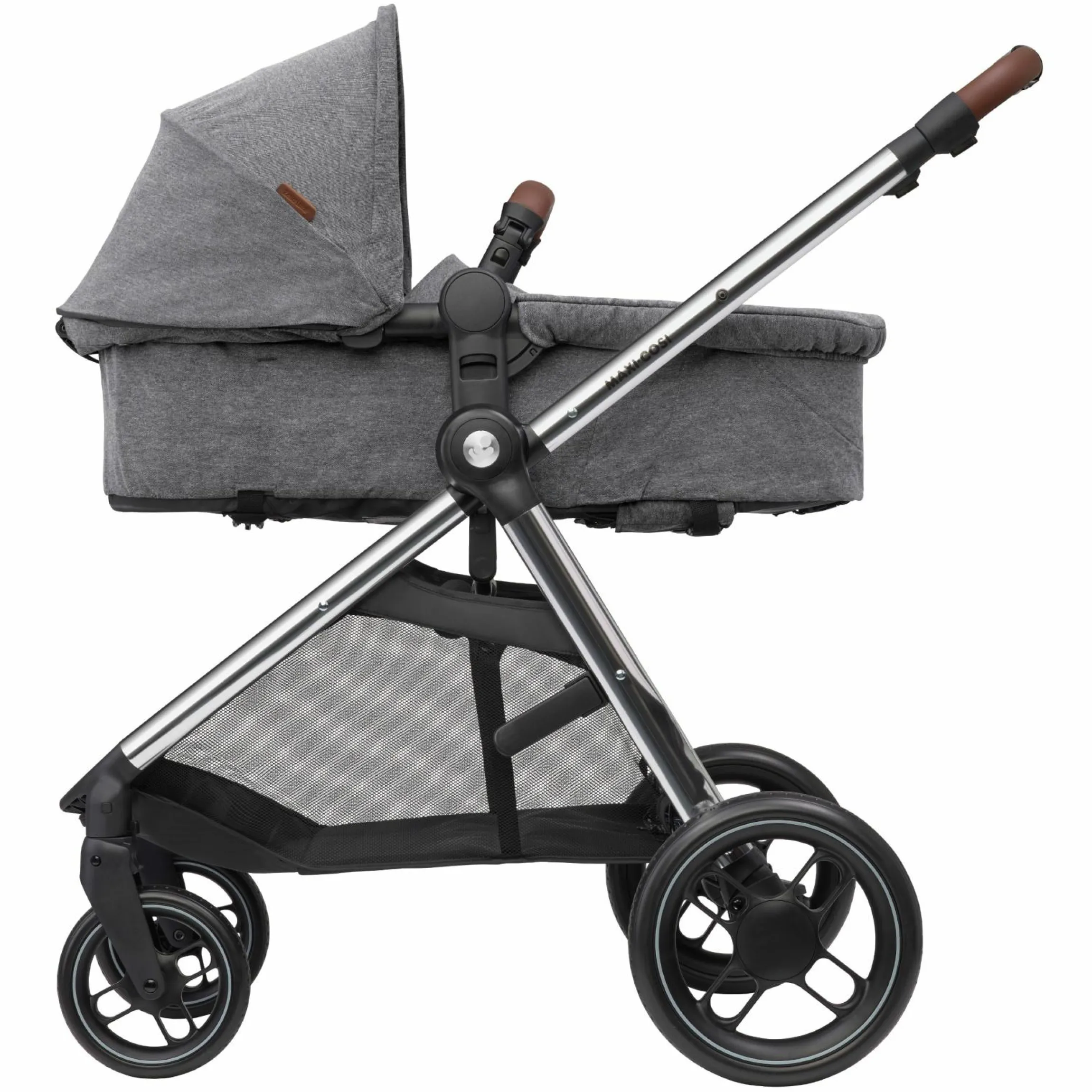 2-in-1 Kombi-Kinderwagen Zelia³ verwendbarer Sitz & Wanne in einem, verstellbarer Schieber, 22 kg - Luxe Twillic Grey - Kollektion 2025