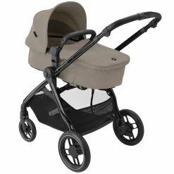 2-in-1 Kombi-Kinderwagen Zelia³ verwendbarer Sitz & Wanne in einem, verstellbarer Schieber, 22 kg - Luxe Twillic Truffel - Kollektion 2025
