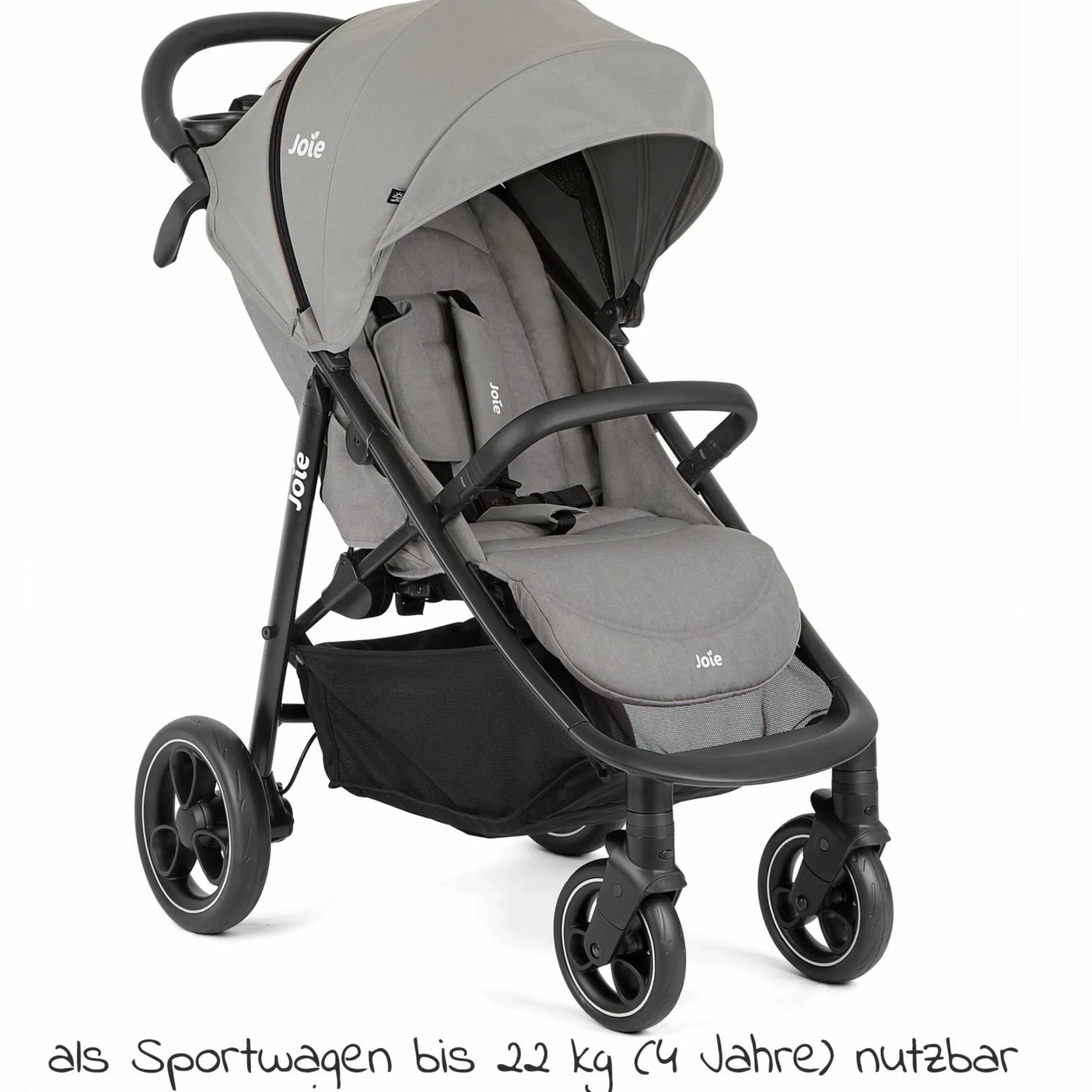 4in1 Kombi-Kinderwagen-Set Litetrax Pro bis 22 kg belastbar mit Schieber-Ablagefach, Babyschale i-Snug 2, Babywanne Ramble, Adapter, Isofix-Basis & Zubehör Paket - Pebble - Kollektion 2025