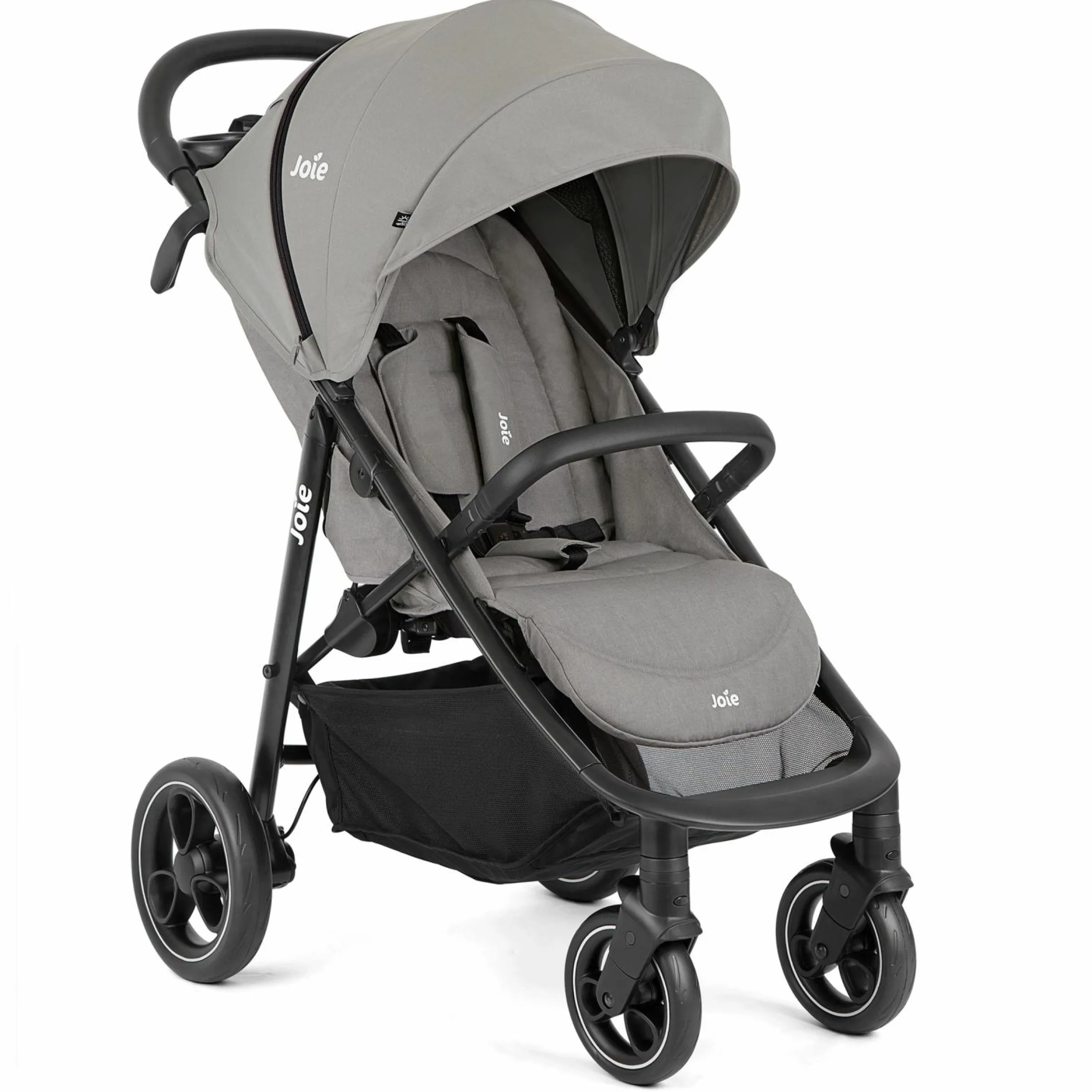 4in1 Kombi-Kinderwagen-Set Litetrax Pro bis 22 kg belastbar mit Schieber-Ablagefach, Babyschale i-Snug 2, Babywanne Ramble, Adapter, Isofix-Basis & Zubehör Paket - Pebble - Kollektion 2025