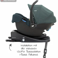 4in1 Kombi-Kinderwagen-Set Litetrax Pro bis 22 kg belastbar mit Schieber-Ablagefach, Babyschale i-Snug 2, Babywanne Ramble, Adapter, Isofix-Basis & Zubehör Paket - Shale - Kollektion 2025
