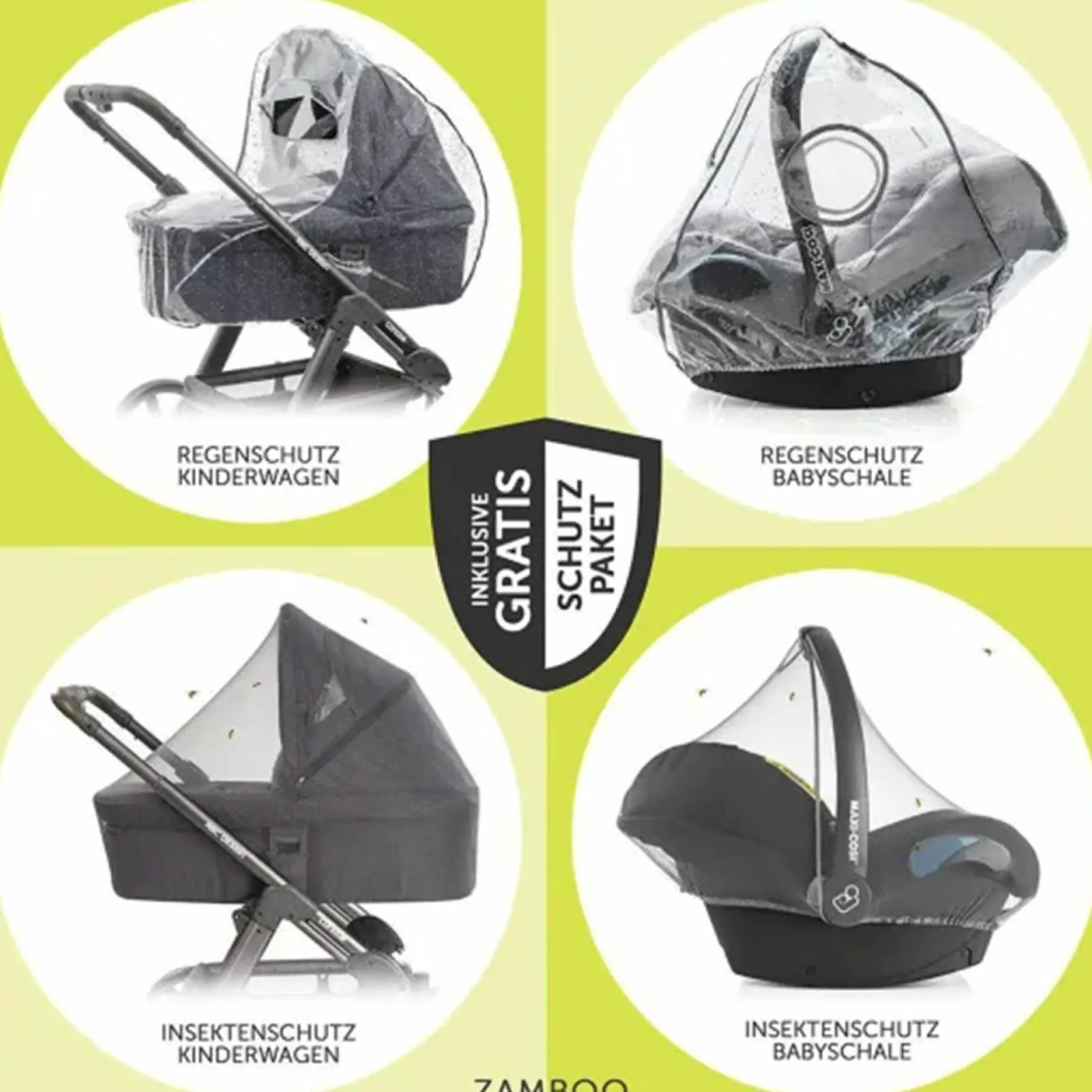 4in1 Kombi-Kinderwagen-Set Litetrax Pro bis 22 kg belastbar mit Babywanne Ramble, Babyschale Pebble Pro, Isofix-Basis, Activity-Trapez, Schmusetuch, Greifling, Adapter & Zubehörpaket - Pebble - Kollektion 2025