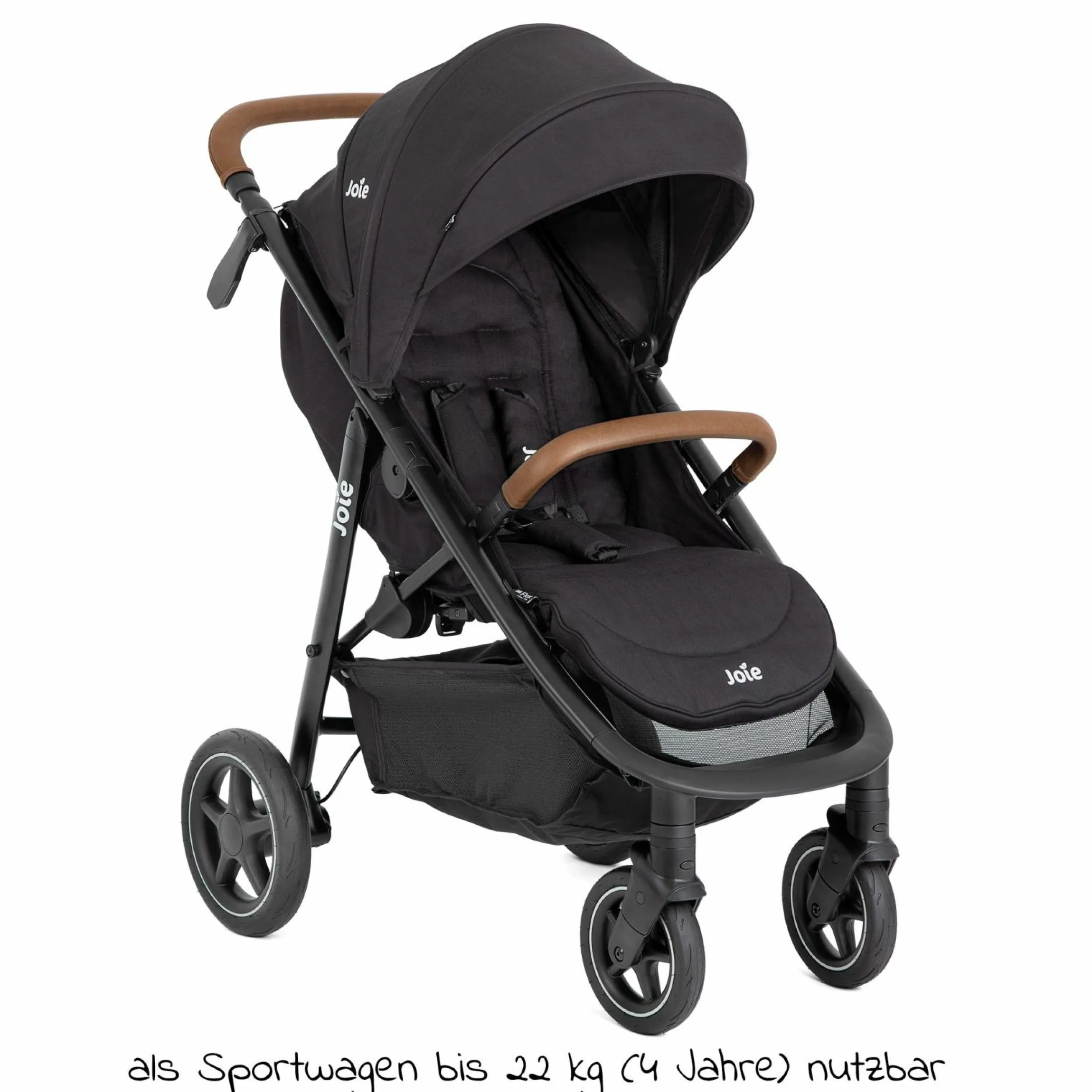 2in1 Kombi-Kinderwagen-Set Mytrax Pro bis 22 kg belastbar mit Teleskopschieber, Getränkehalter, Babywanne Ramble, Adapter & Zubehör Paket - Shale - Kollektion 2025