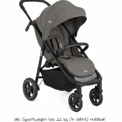 2in1 Kombi-Kinderwagen-Set Mytrax Pro bis 22 kg belastbar mit Teleskopschieber, Getränkehalter, Babywanne Ramble, Adapter & Zubehör Paket - Thunder - Kollektion 2025